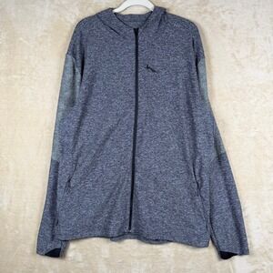 Lululemon Men's XXL Surge Warm Full Zip Jacket Hoodie Grey Heathered Gym Workout